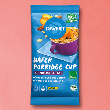 Porridge-Cup Aprikose-Chai