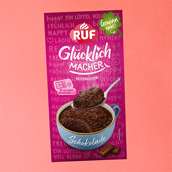 RUF Glücklichmacher Tassenkuchen Schokolade