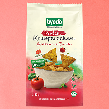 Byodo Protein-Knusperecken Mediterrane Tomate