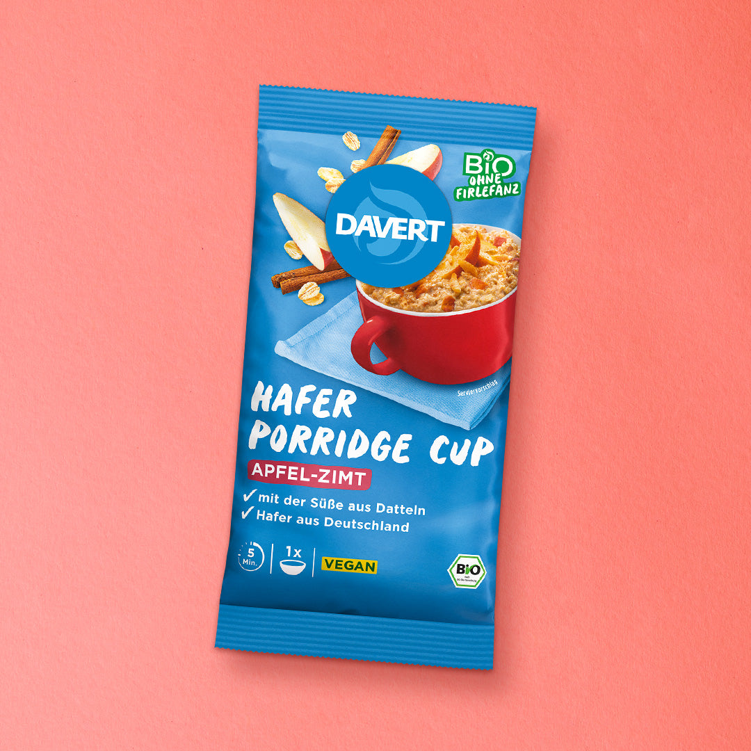 Porridge Cup Apfel-Zimt