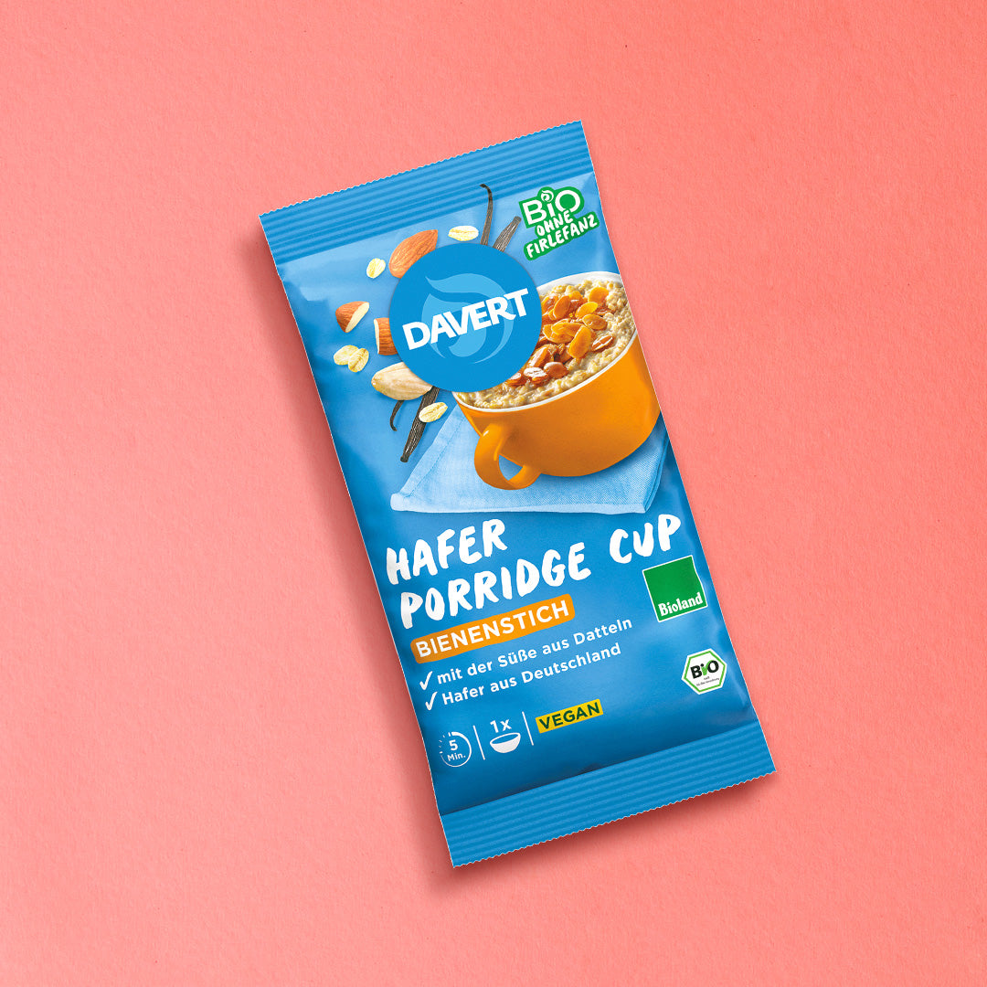 Porridge-Cup Bienenstich