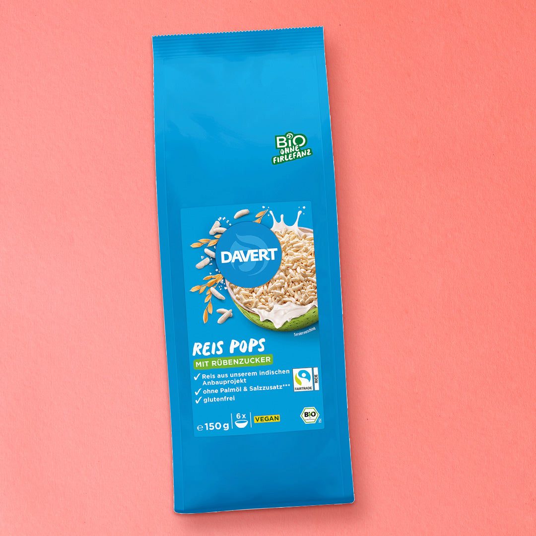 Reis Pops mit Rübenzucker