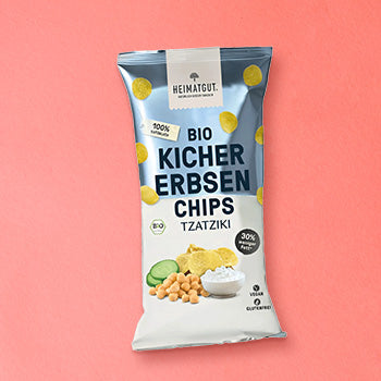 Bio Kichererbsen Chips Tzatziki