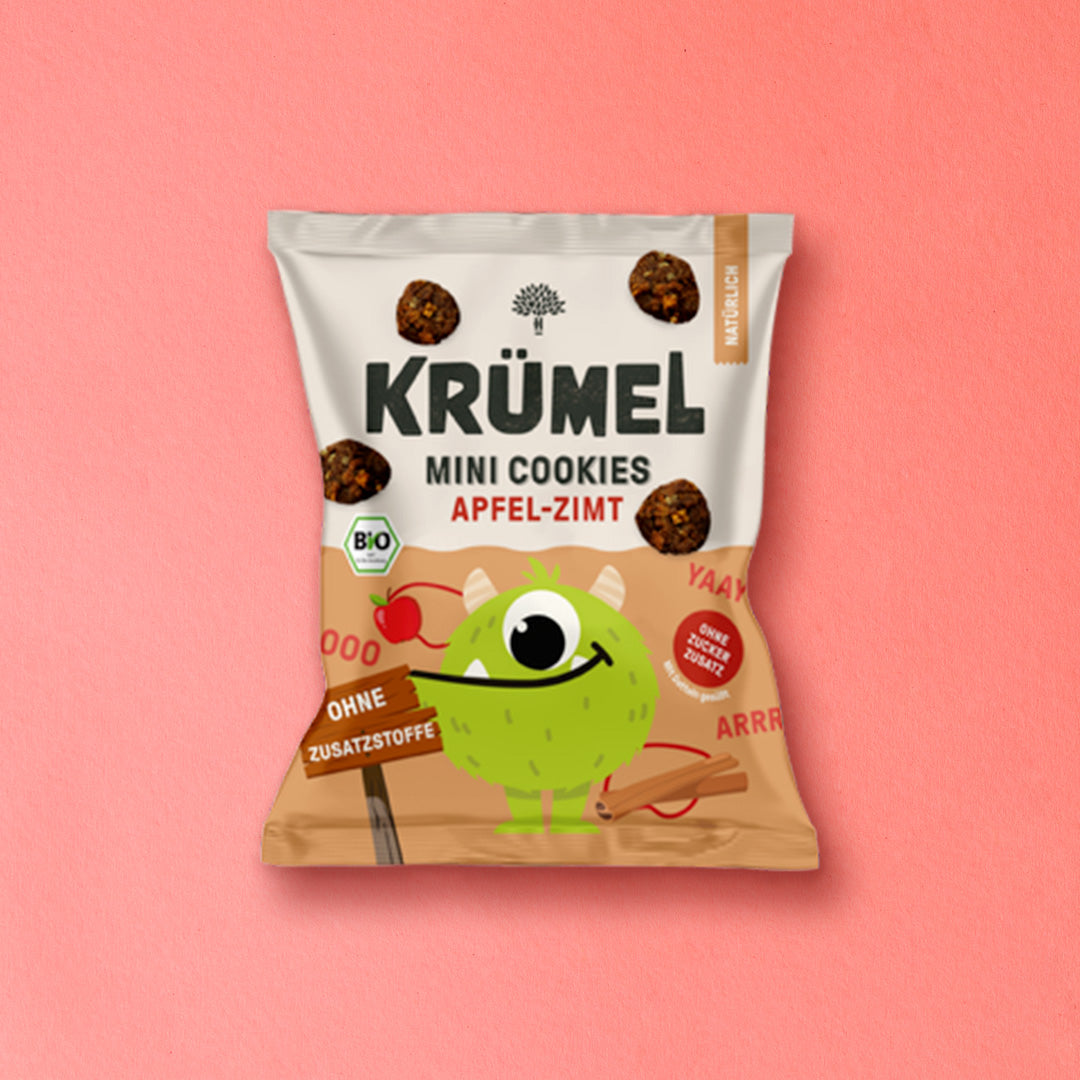 Bio Mini Cookies Apfel-Zimt