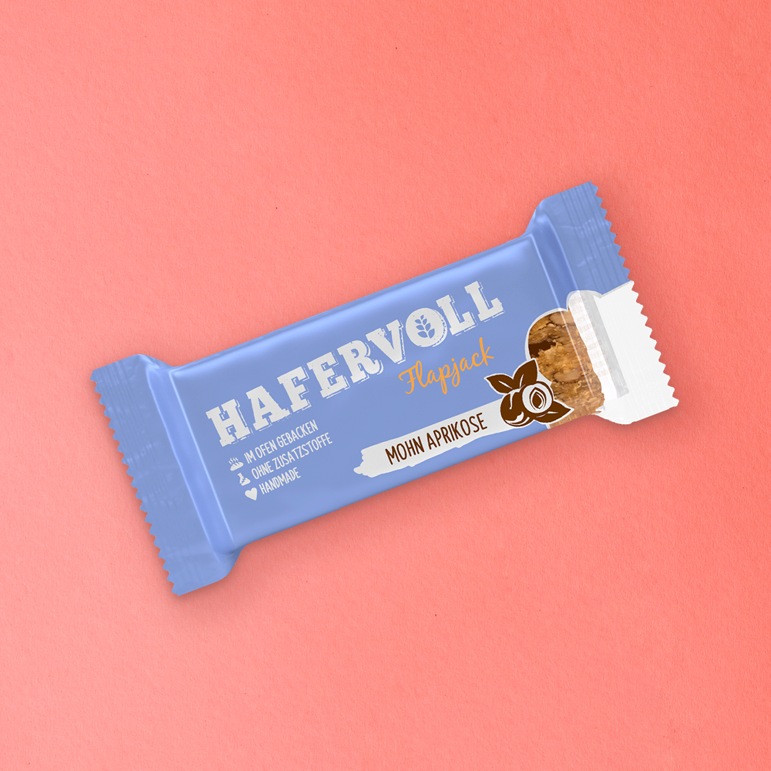 Flapjack Mohn Aprikose