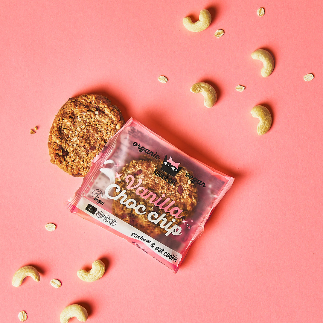 Kookie Cat Vanilla and choc chip Cookie