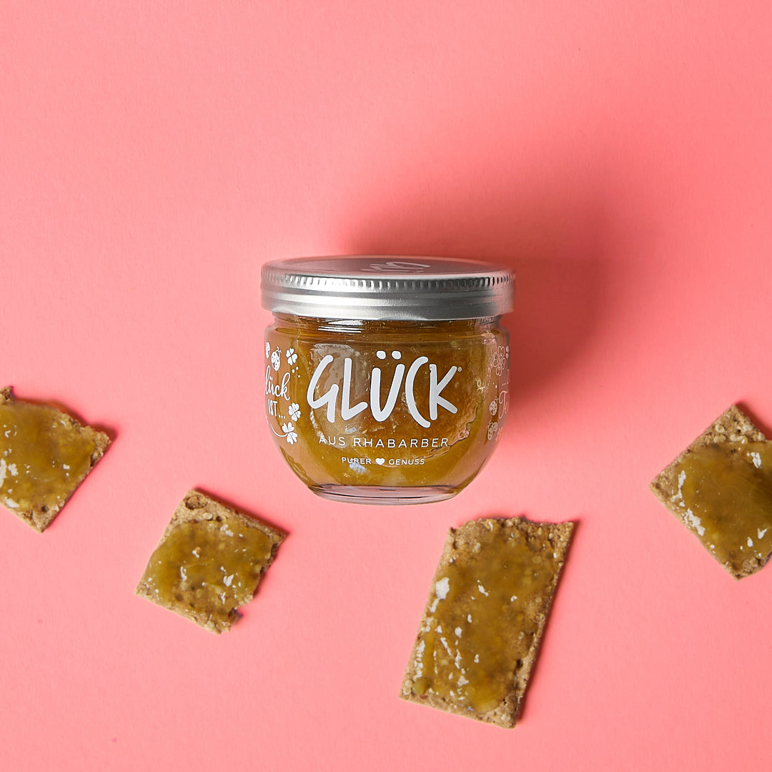 GLÜCK Fruchtaufstrich Rhabarber