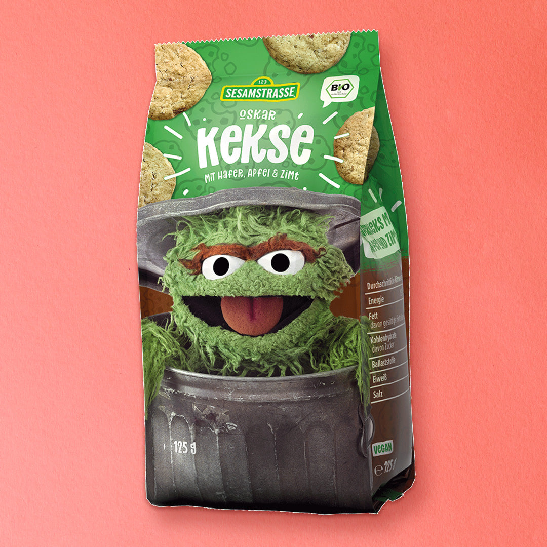 Oskar Kekse mit Hafer, Apfel & Zimt