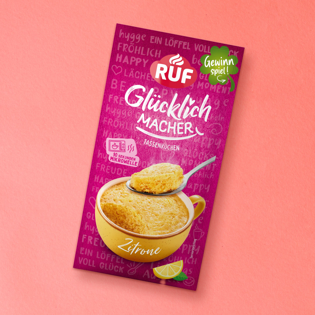 RUF Glücklichmacher Tassenkuchen Zitrone