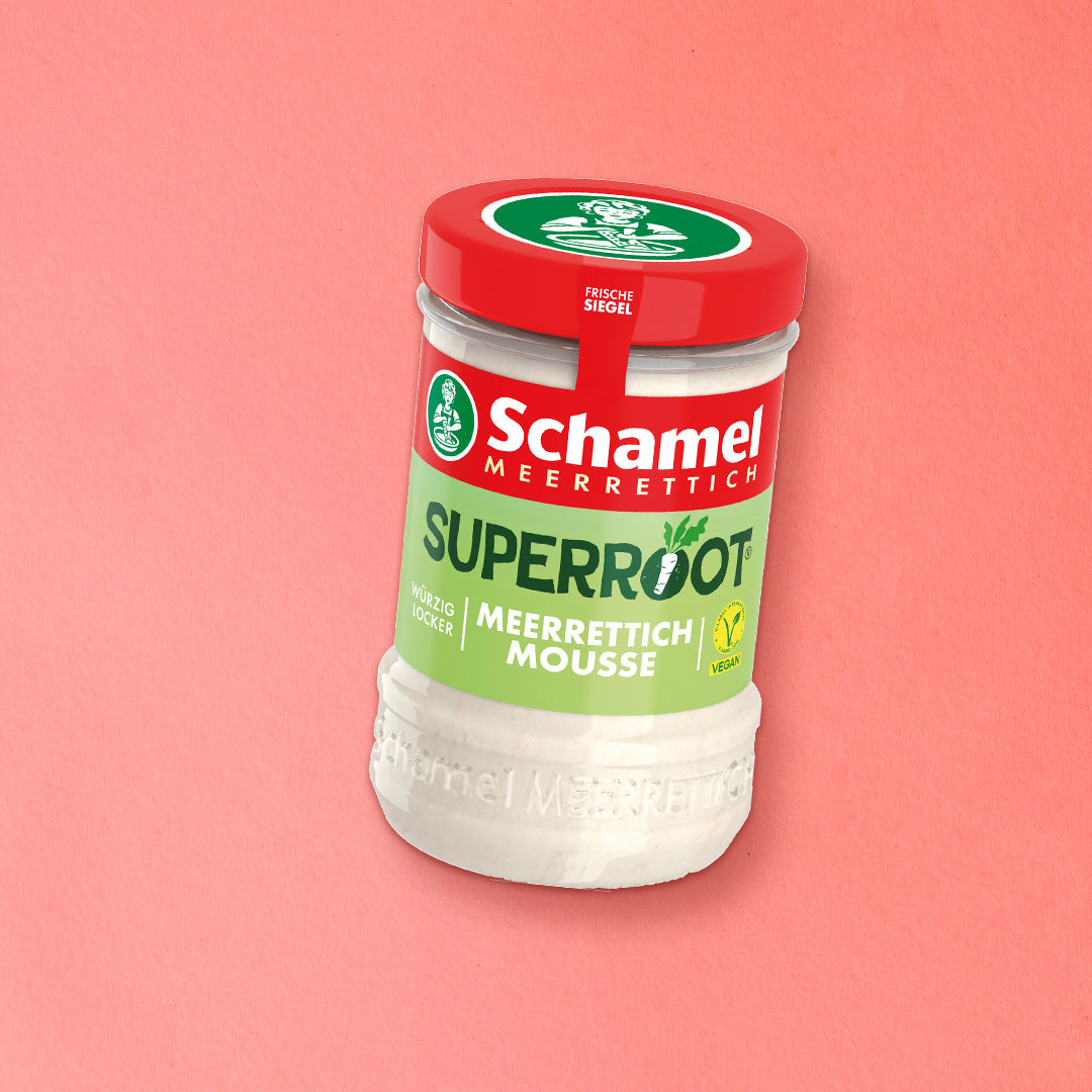 SUPERROOT® VEGANES MEERRETTICH-MOUSSE