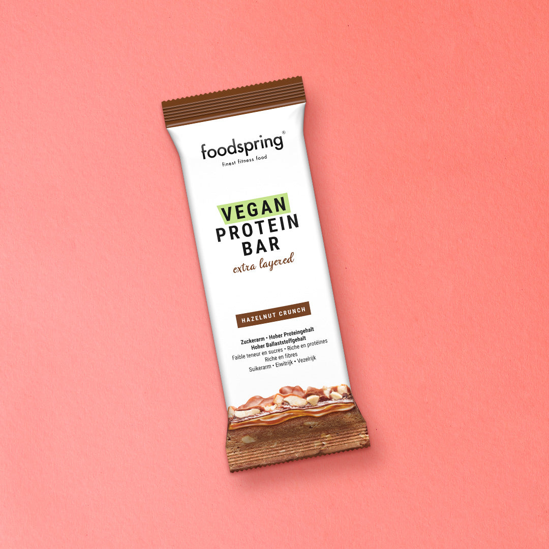 Vegan Protein Bar Extra Layered Hazelnut Crunch