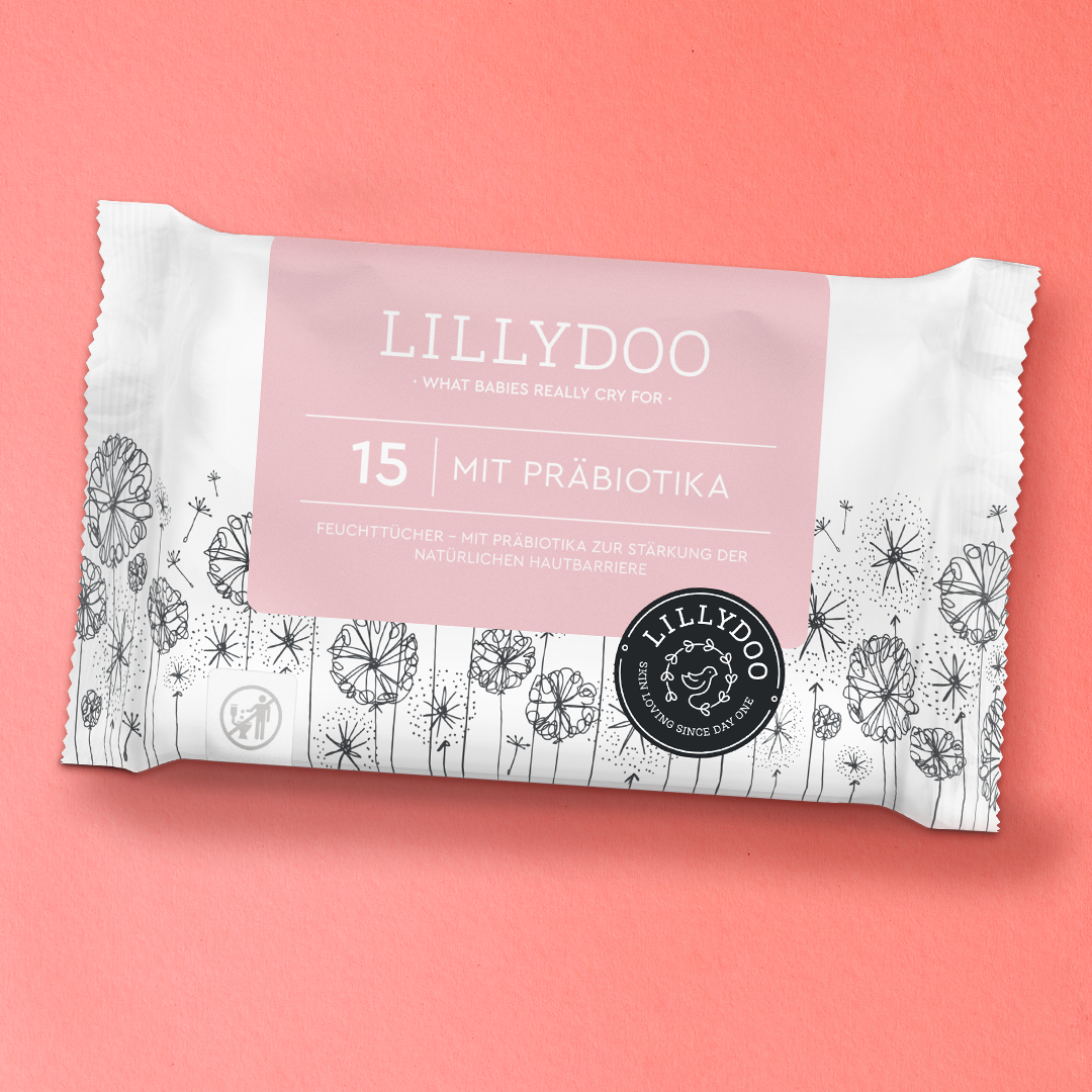 Feuchttücher mit Präbiotika