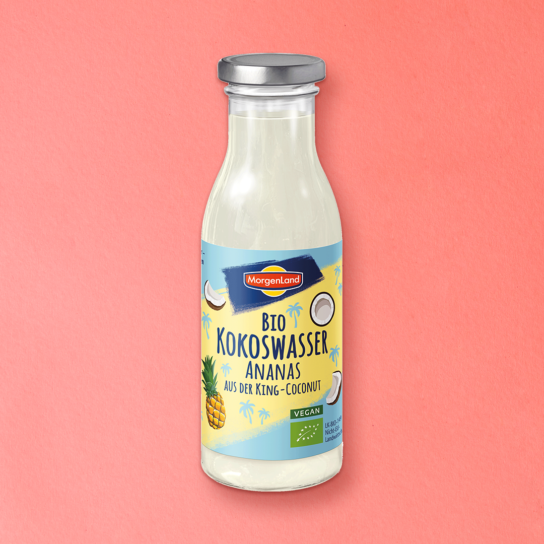Bio Kokoswasser Ananas