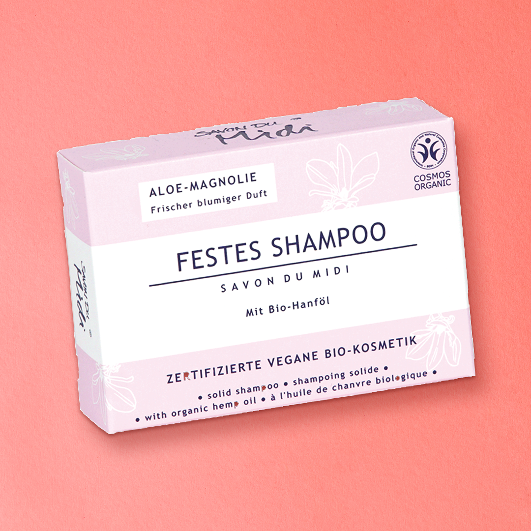 Festes Bio Shampoo "Aloe-Magnolie"