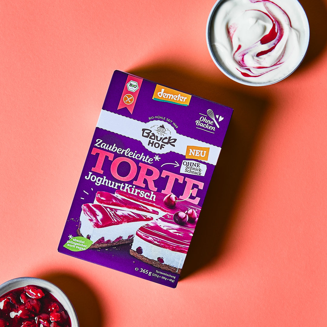 Bauckhof Bio Joghurt Kirsche Torte