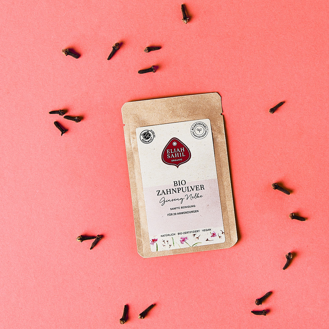 Eliah Sahil Bio Zahnpulver Ginseng Nelke