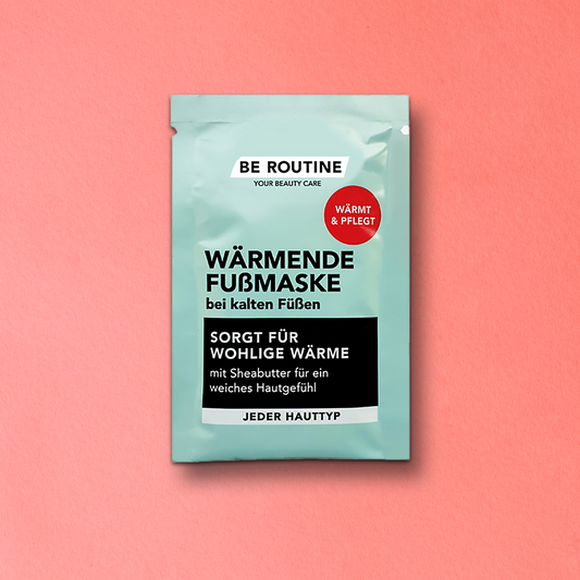 Wärmende Fußmaske