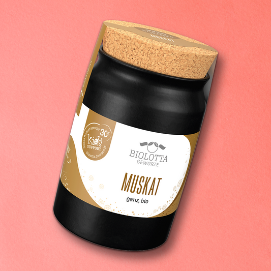 Bio Muskat, ganz
