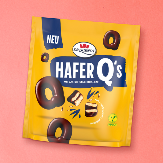 Hafer Q's mit Zartbitterschokolade