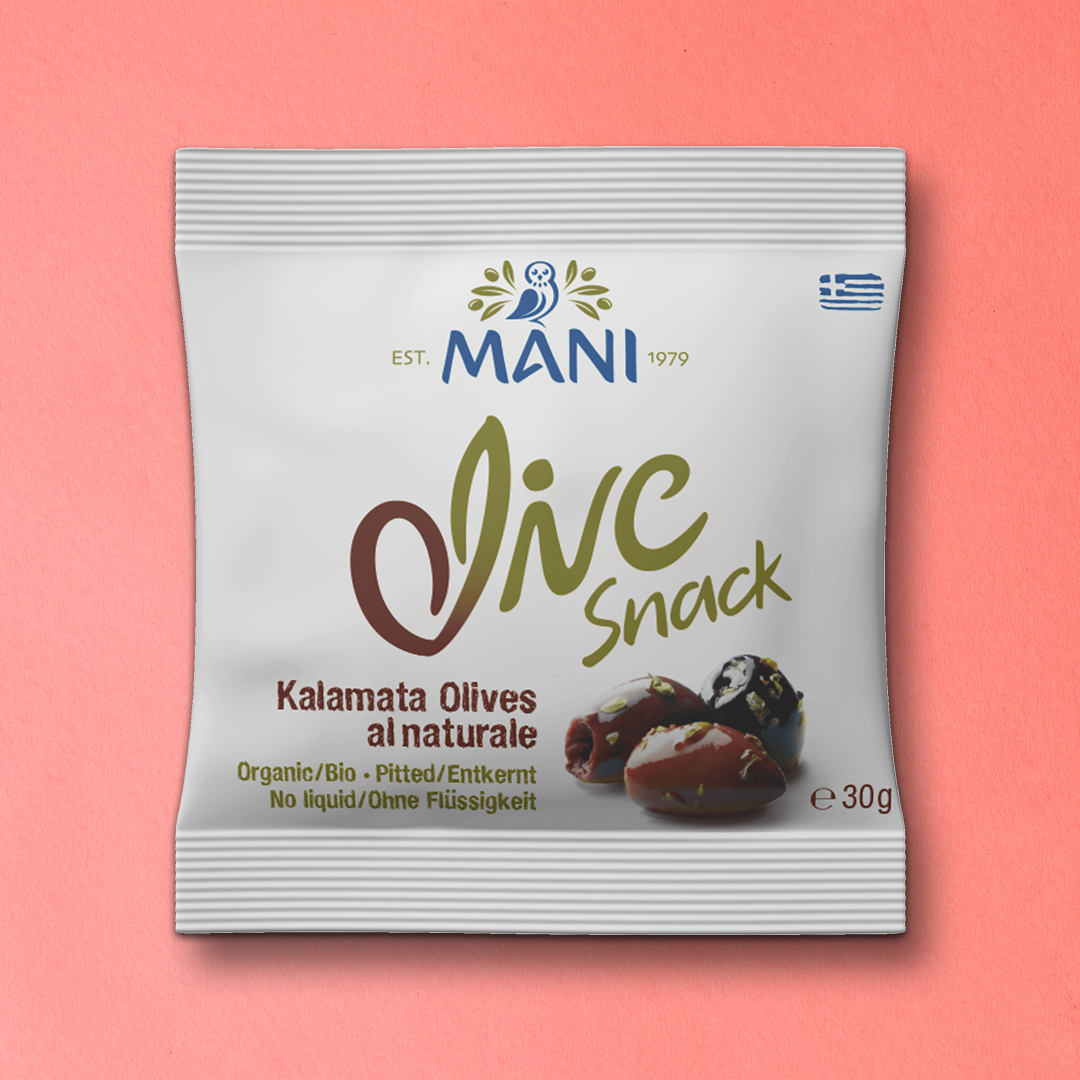 Olive Snack – Kalamata Oliven al naturale, entkernt