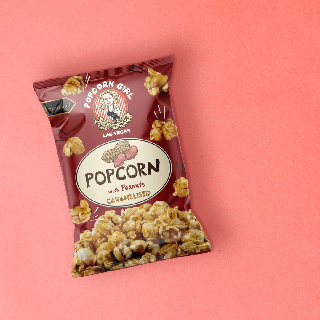Popcorn karamellisiert mit Erdnuss-Geschmack – niceria Popcorn karamellisiert mit Erdnuss-Geschmack – niceria