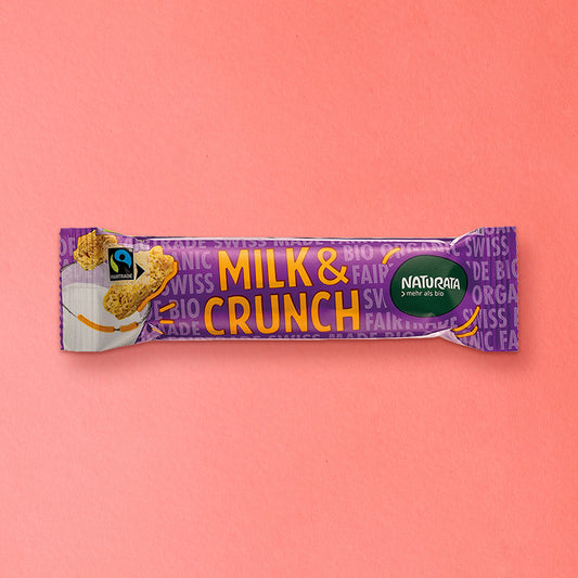 Bio-Schokoriegel Milk & Crunch