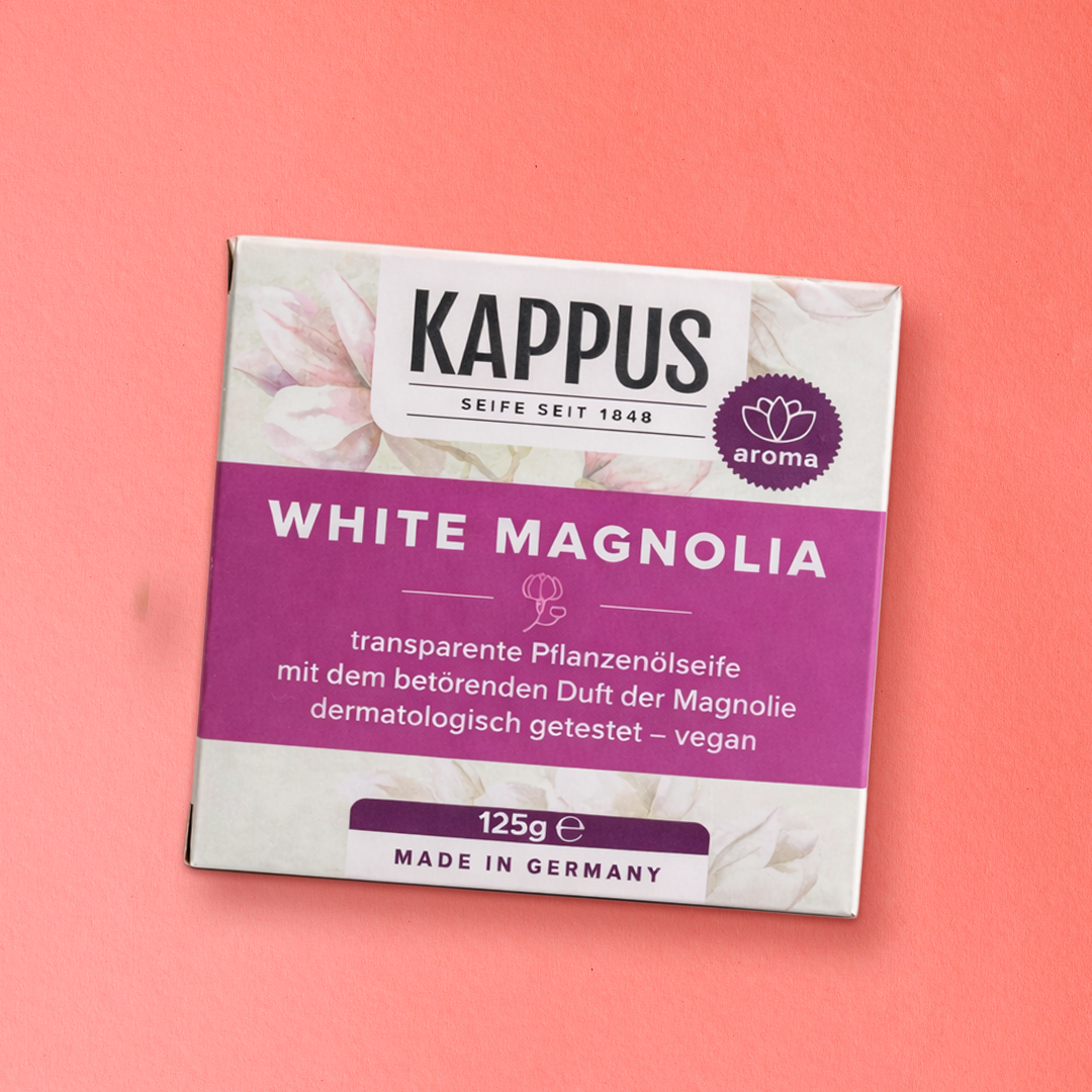White Magnolia Pflanzenölseife