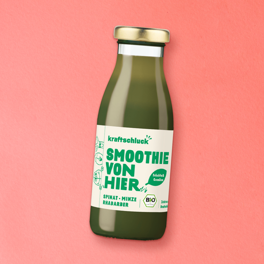 Grüner Smoothie von Hier