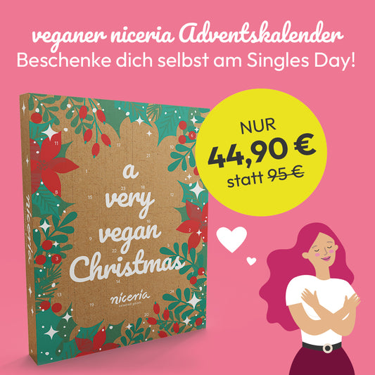veganer Adventskalender 2025 Singles Day