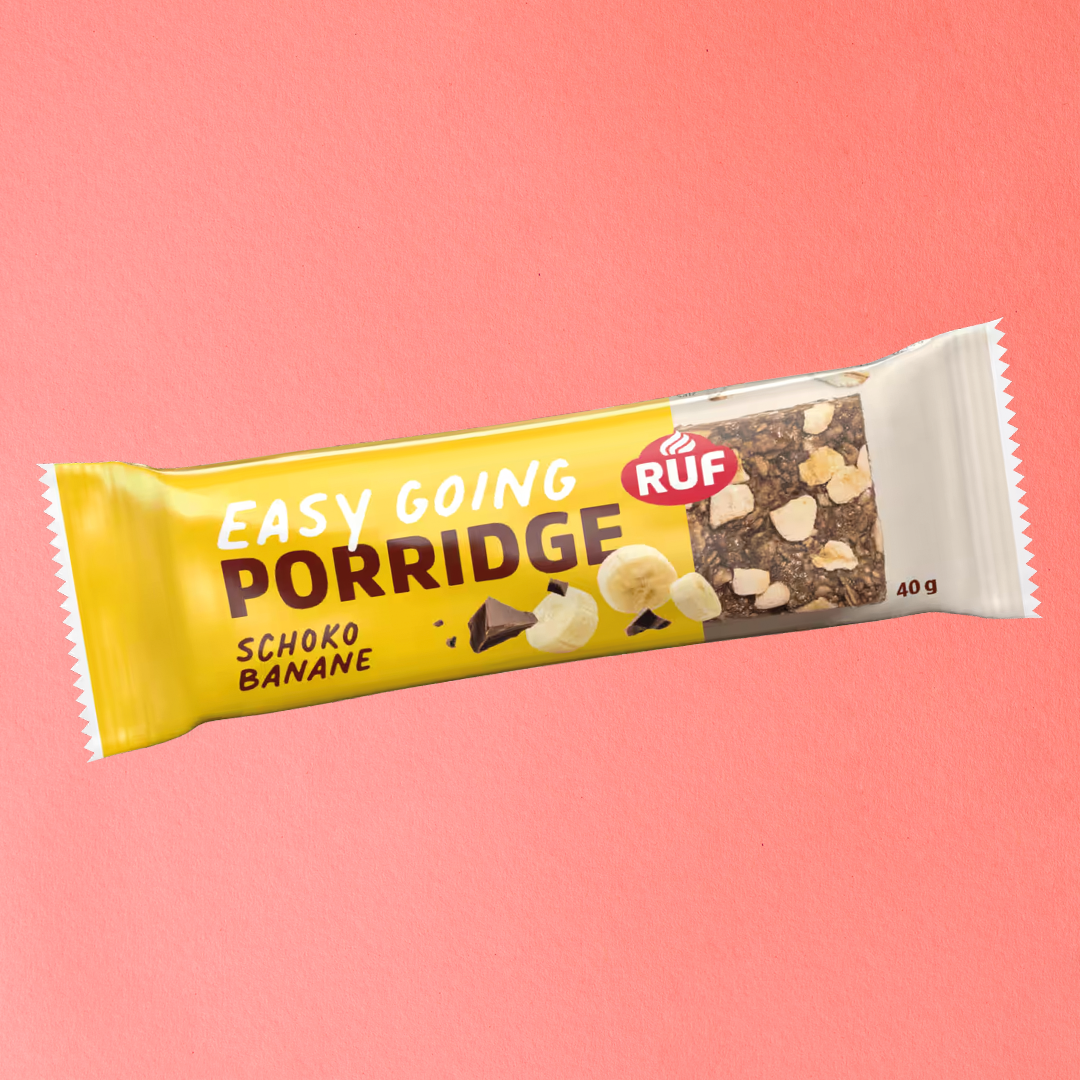 Porridge Riegel Schoko Banane