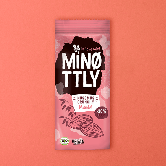 MiNØttly Nussmus-Crunchy Mandel 350g