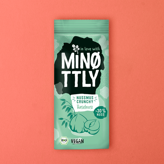 MiNØttly Nussmus-Crunchy Haselnuss 350g